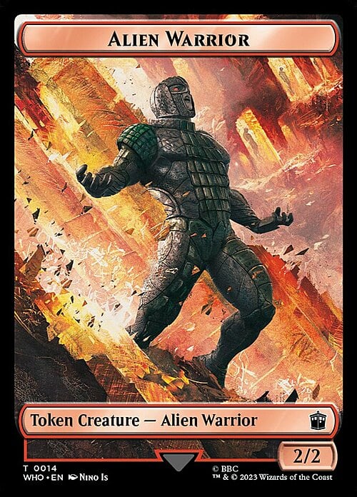 Soldier // Alien Warrior Parte Posterior