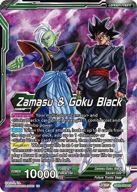 Zamasu & Goku Black // Zamasu & SS Rose Goku Black, Humanity's Destruction Parte Posterior