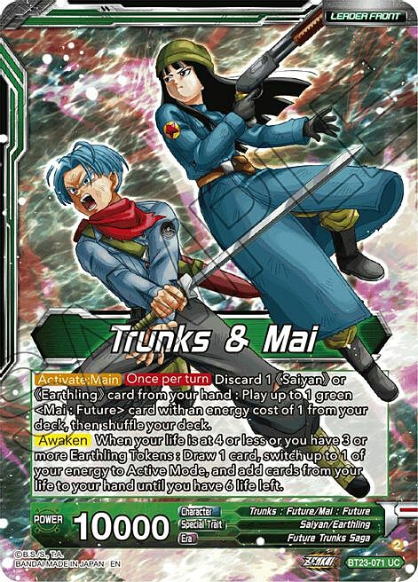 Trunks & Mai // SS Trunks & Mai, Saviors of Hope Parte Posterior