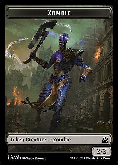 Zombie // Elf Knight Card Back