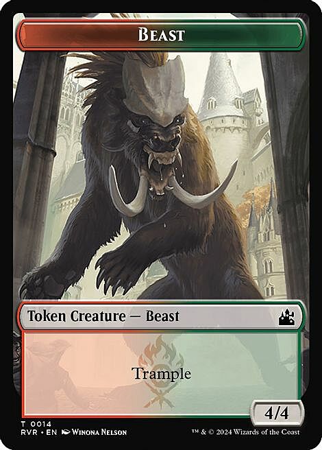 Beast // Saproling Card Back