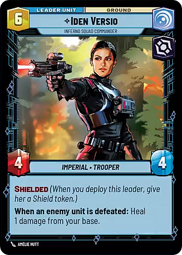 Iden Versio, Inferno Squad Commander Parte Posterior