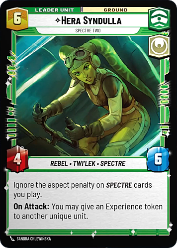 Hera Syndulla, Spectre Due Card Back