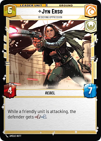 Jyn Erso, Avversa All'Oppressione Card Back