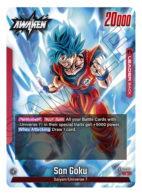 Son Goku Card Back