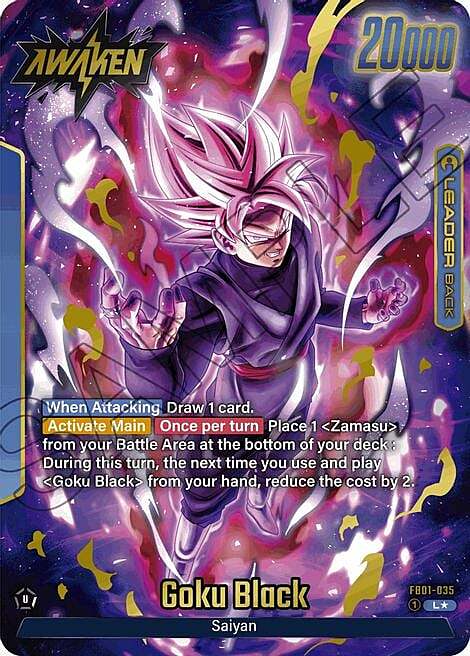 Goku Black // Goku Black Card Back