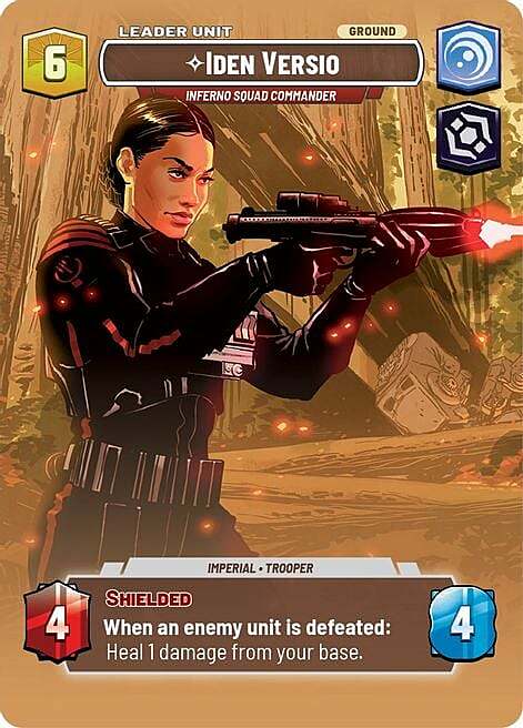 Iden Versio - Inferno Squad Commander Card Back