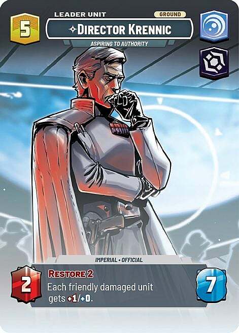 Director Krennic, Aspiring to Authority Card Back