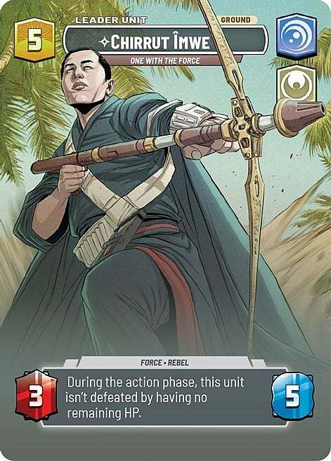 Chirrut Îmwe - One With The Force Card Back