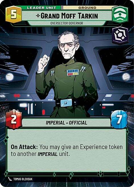 Grand Moff Tarkin - Oversector Governor Card Back