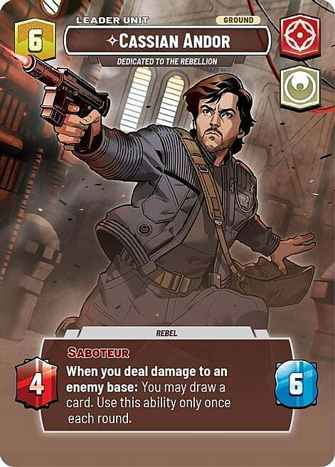 Cassian Andor, Dedito Alla Ribellione Card Back