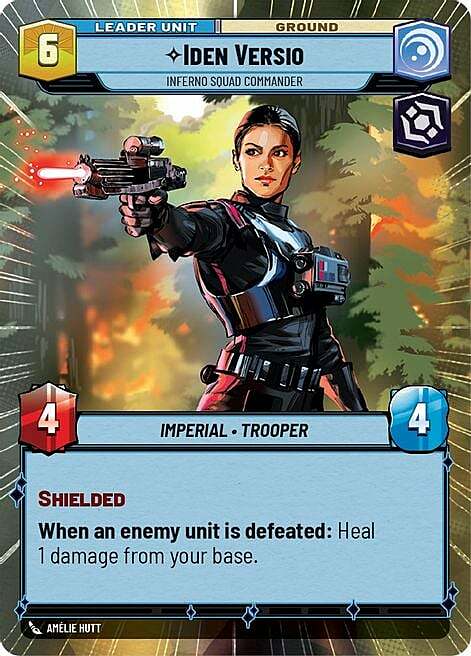 Iden Versio, Inferno Squad Commander Parte Posterior