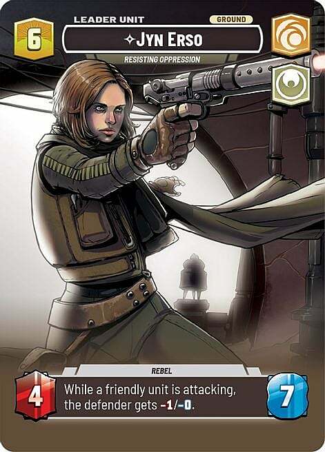 Jyn Erso - Resisting Oppression Card Back