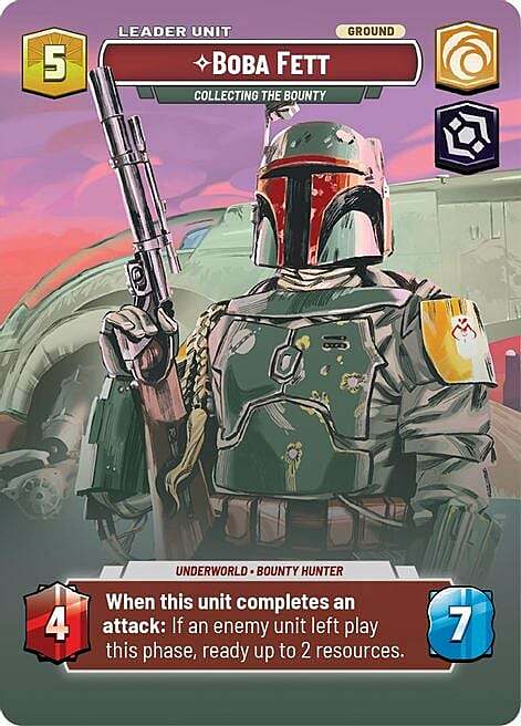 Boba Fett, Riscuote Taglie Card Back