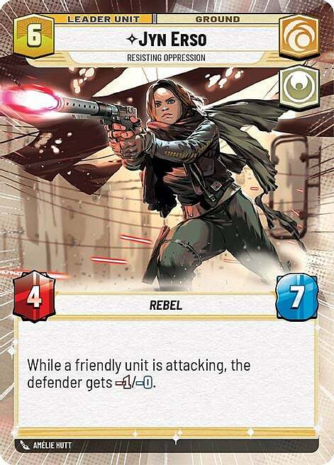 Jyn Erso - Resisting Oppression Card Back