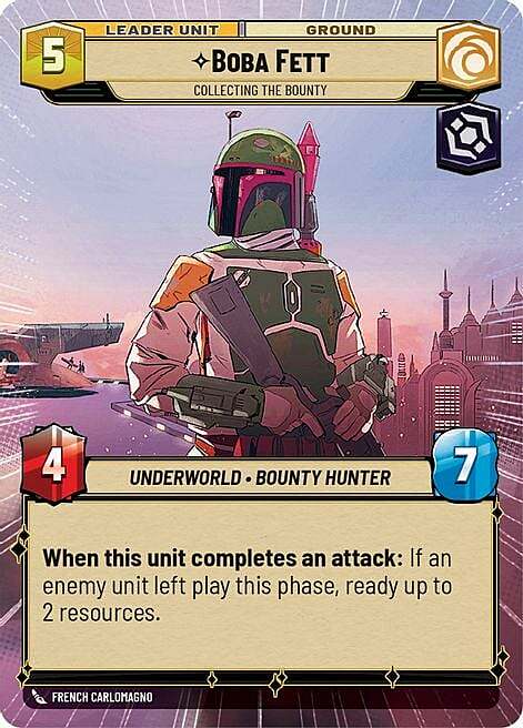 Boba Fett, Riscuote Taglie Card Back