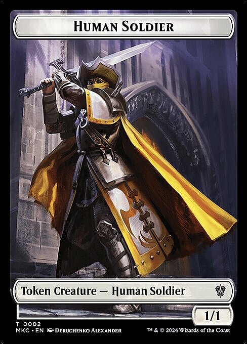 City's Blessing // Human Soldier Card Back