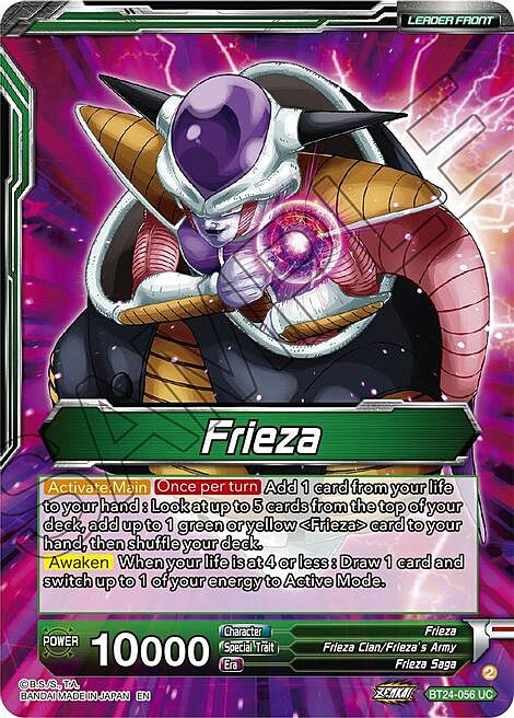 Frieza // Frieza, Scourge of Saiyans Parte Posterior