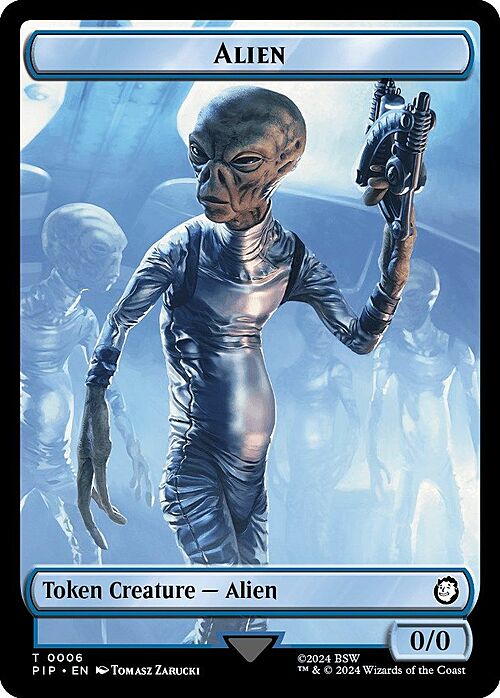 Alien // Food Card Back