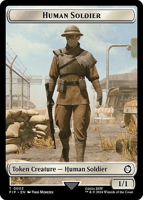 Human Soldier // Treasure Card Back