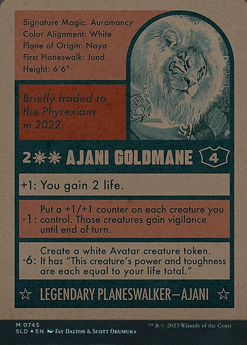 Ajani Criniera D'Oro Card Back