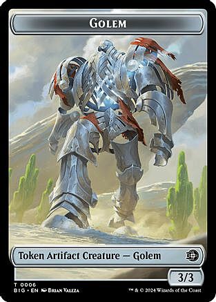 Golem // Mercenary Parte Posterior