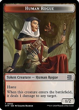 Mercenary // Human Rogue Card Back