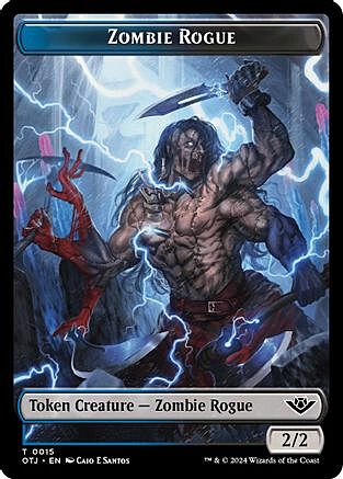 Mercenary // Zombie Rogue Card Back