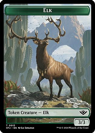 Elk // Treasure Card Back