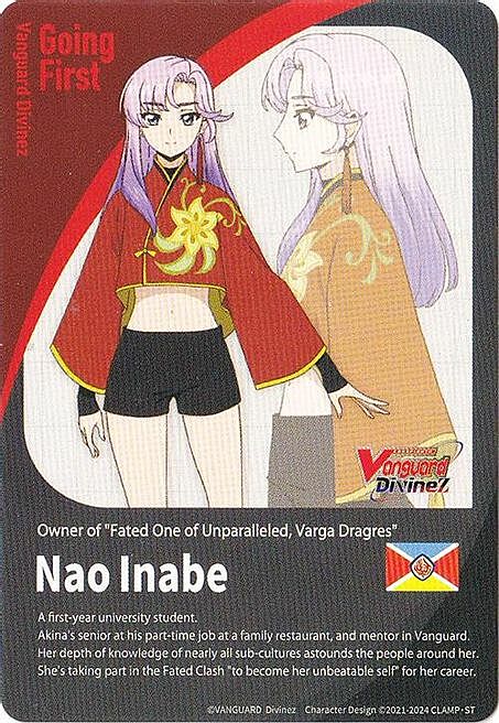 Energy Token // Going First Marker: Nao Inabe Card Back