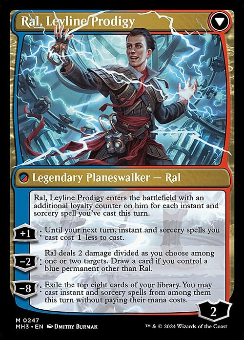 Ral, Monsoon Mage // Ral, Leyline Prodigy Card Back
