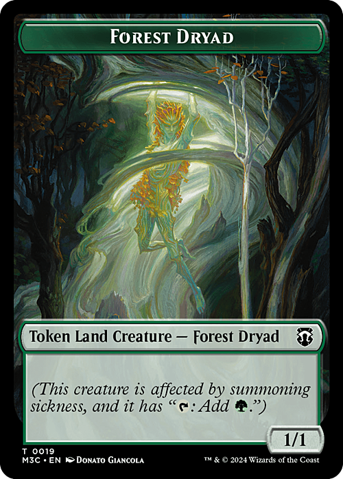 Vivien Reid Emblem // Forest Dryad Card Back