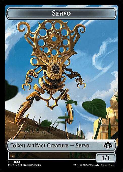 Phyrexian Myr // Servo Card Back