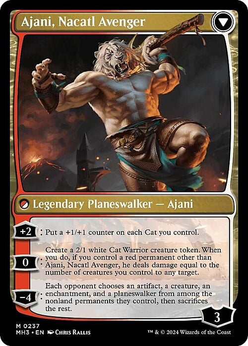 Ajani, Reietto Nacatl // Ajani, Vendicatore Nacatl Card Back