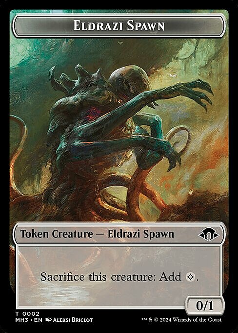 Eldrazi Scion // Eldrazi Spawn Parte Posterior