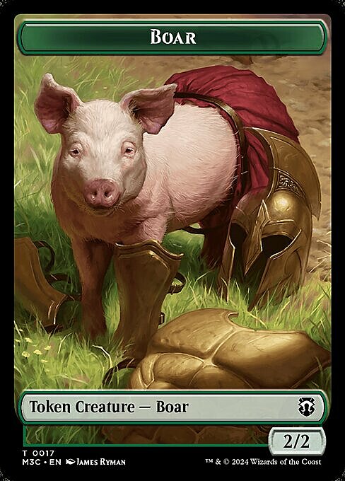 Boar // Forest Dryad Card Back