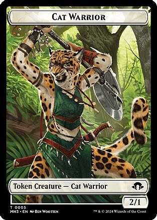 Eldrazi Spawn // Cat Warrior Parte Posterior