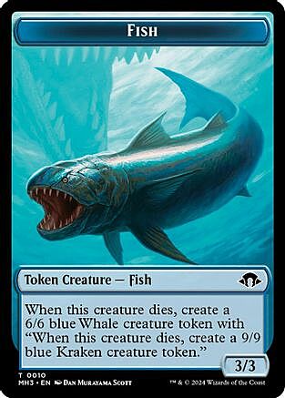 Eldrazi Spawn // Fish Parte Posterior