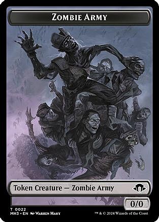 Eldrazi Spawn // Zombie Army Parte Posterior