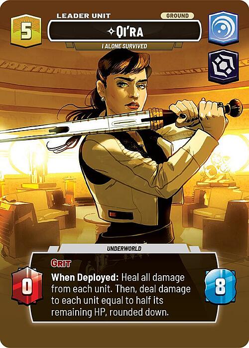 Qi'ra, I Alone Survived Card Back