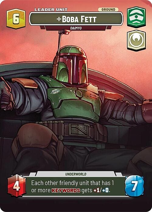 Boba Fett, Daimyo Card Back