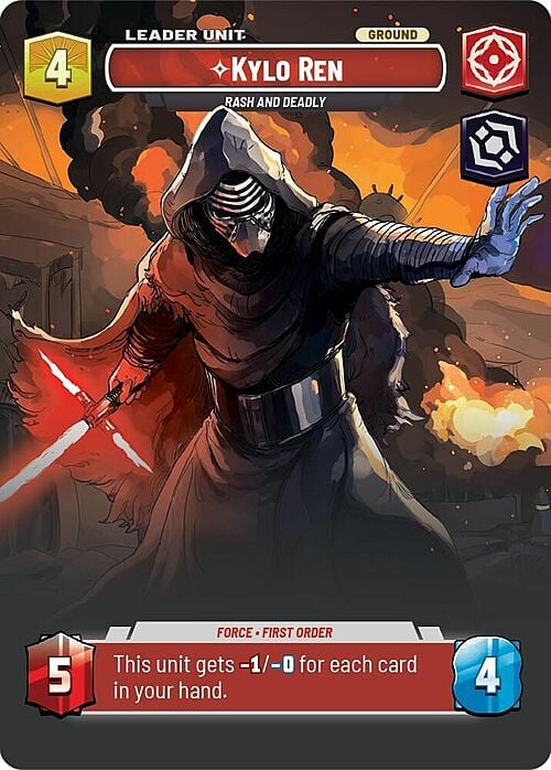 Kylo Ren - Rash and Deadly Card Back