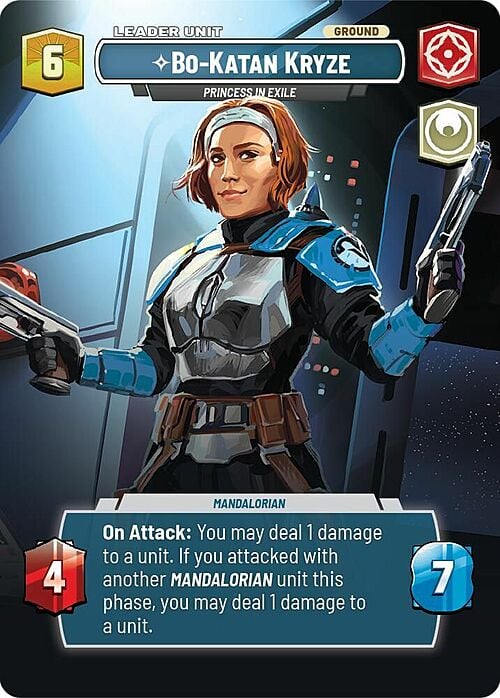 Bo-Katan Kryze - Princess in Exile Card Back