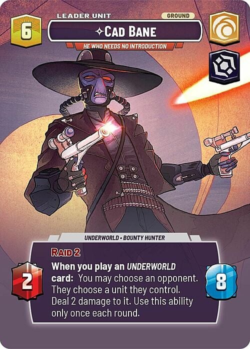 Cad Bane - He Who Needs No Introduction Card Back