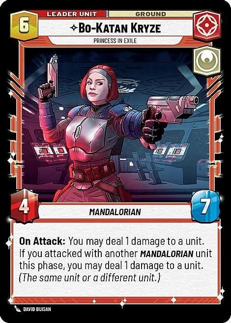 Bo-Katan Kryze, Principessa in Esilio Card Back