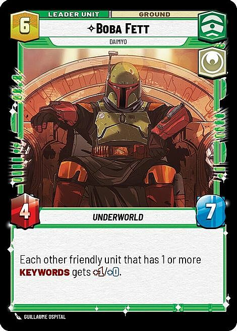 Boba Fett, Daimio Parte Posterior