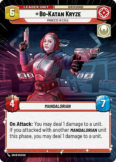 Bo-Katan Kryze - Princess in Exile Card Back