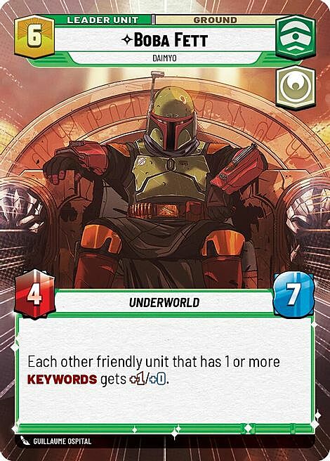 Boba Fett, Daimyo Card Back