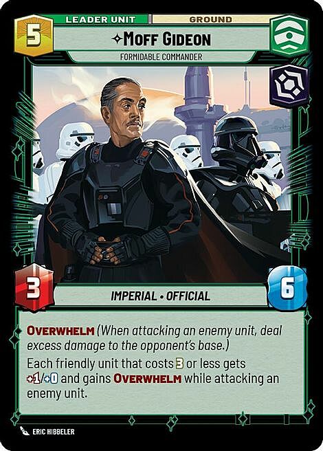 Moff Gideon, Formidable Commander Parte Posterior