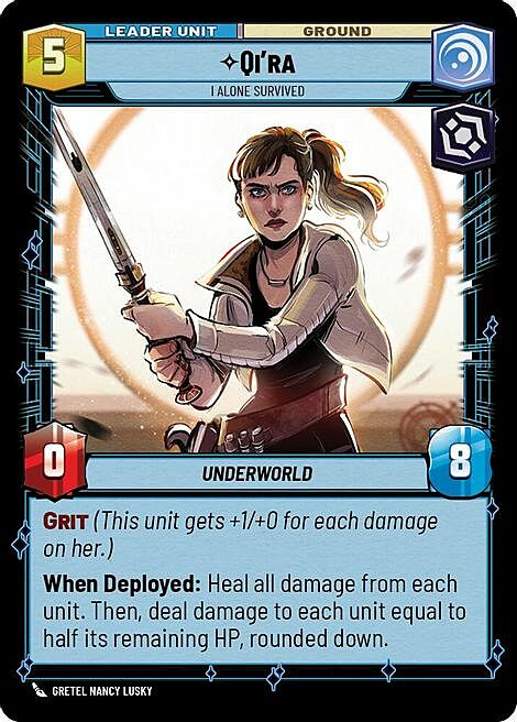 Qi'ra - I Alone Survived Card Back